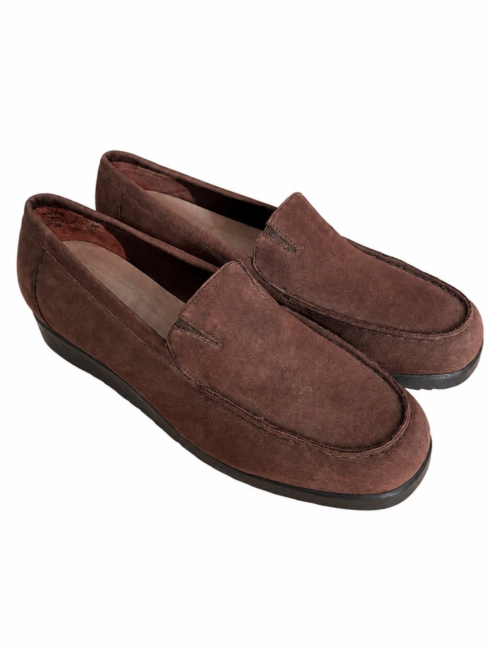 Rockport Brown Suede Loafers – Women’s Size 7.5M – Comfort Slip-On Shoes